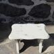 Wooden footboard wabi sabi
