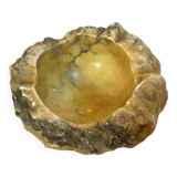 Empty alabaster ashtray pocket Italy