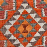 Vintage Burgundy Persian Kilim Runner Rug,, 98x235Cm