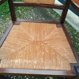 Pair of old brutalist design armchairs