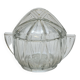 Art deco sugar bowl in molded pressed glass