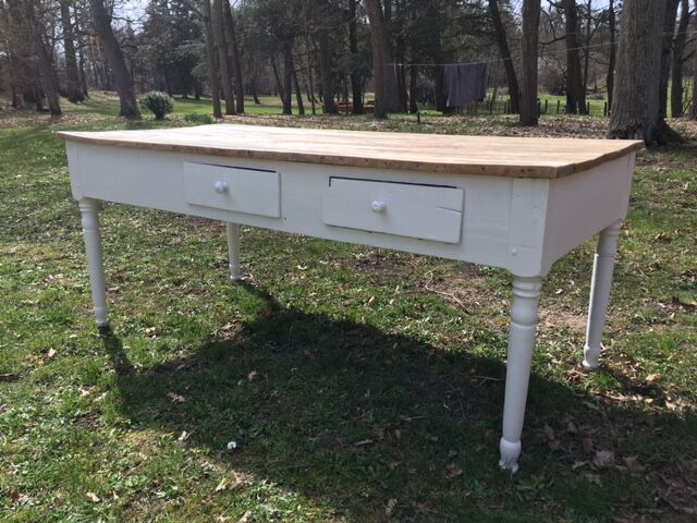 Old farmhouse table
