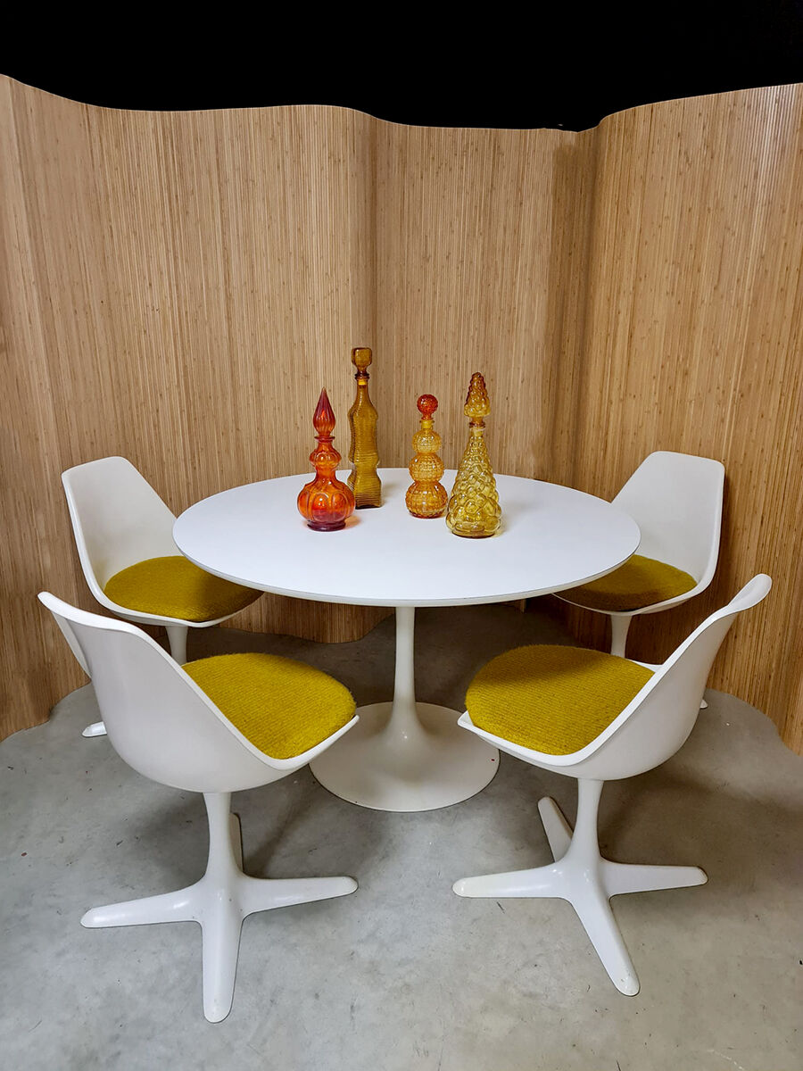 Vintage dining set 'space age' Arkana Maurice Burke