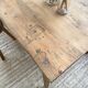Farmhouse table with spindle legs in oak and pine, 2.5m