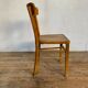 Series Lot of 8 chairs bistro Luterma in light wood Year 1950