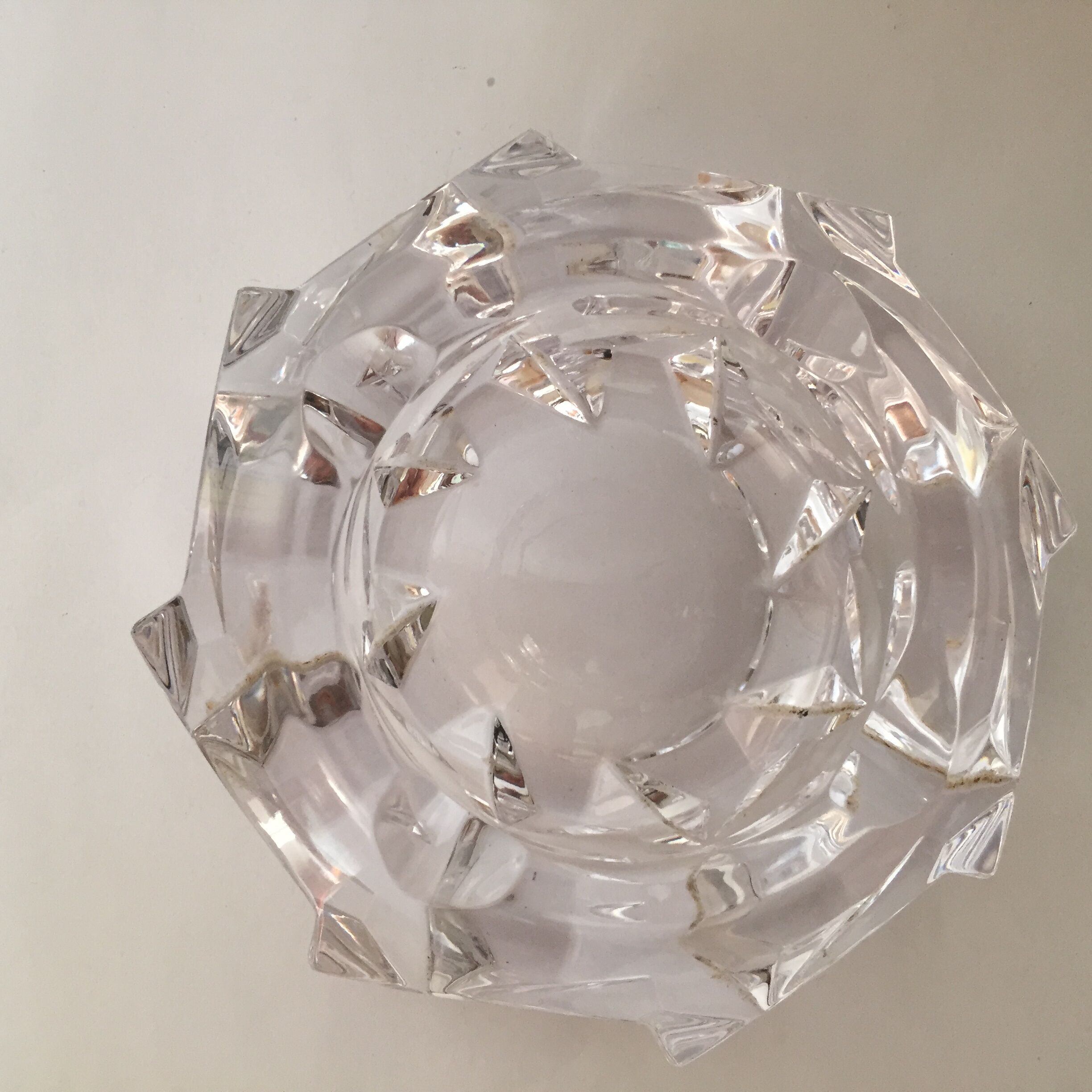 Crystal ashtray