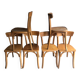 Lot de 6 chaises bistrot Baumann vintage