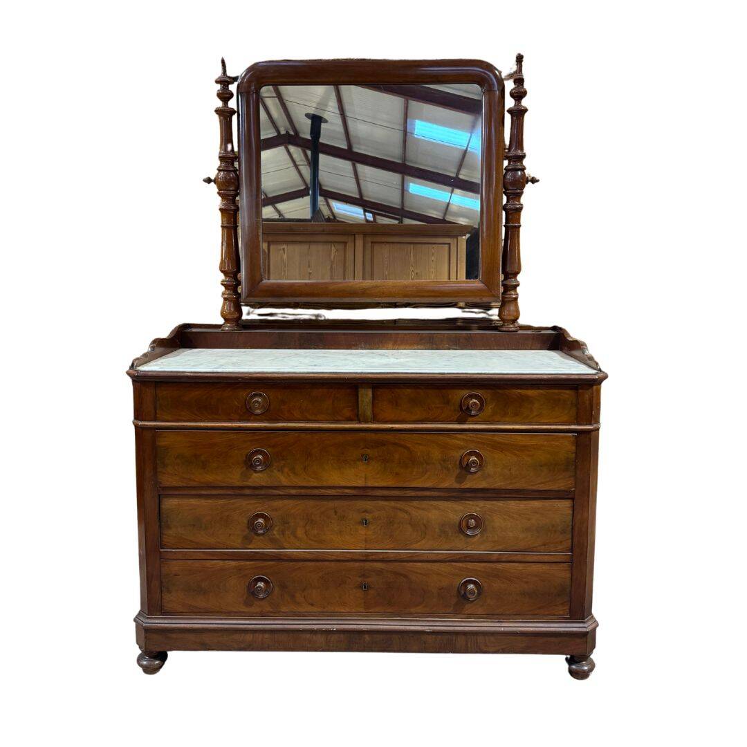 Commode de toilette en acajou – fin XIXe siècle