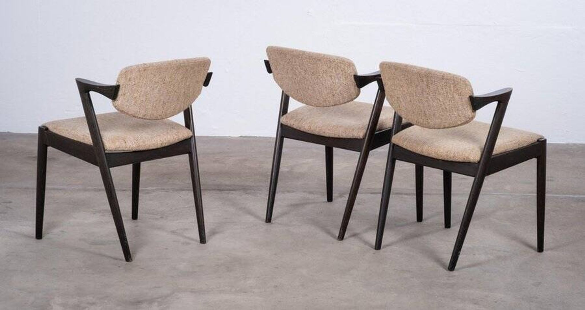 Dining Chairs attributed to Kai Kristiansen for Schou Andersen, Denmark, 1950s, Set of 3