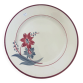 Plat rond vintage de Gien modèle Jeannette 231110