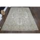1970s Vintage Persian Handmade Wool Cotton Brown Beige Area Rug 289x381