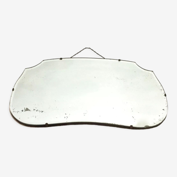 Miroir biseauté ancien