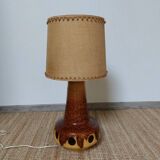 Fat lava ceramic floor lamp by Baudin