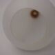 Danish DROP Lamp in Opal Glass and Teak