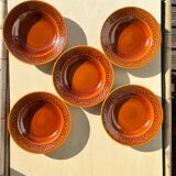 5 ceramic soup plates