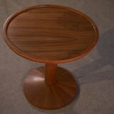 Scandinavian teak pedestal table, 1970s