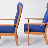 Set of Two Danish Mid-Century Modern GE 181 a Chairs by Hans Wegner for GETAMA