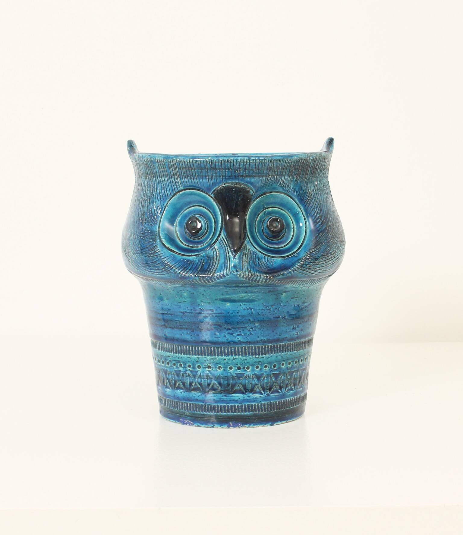 Ceramic owl by Aldo Londi for Bitossi, Italy, 1960s