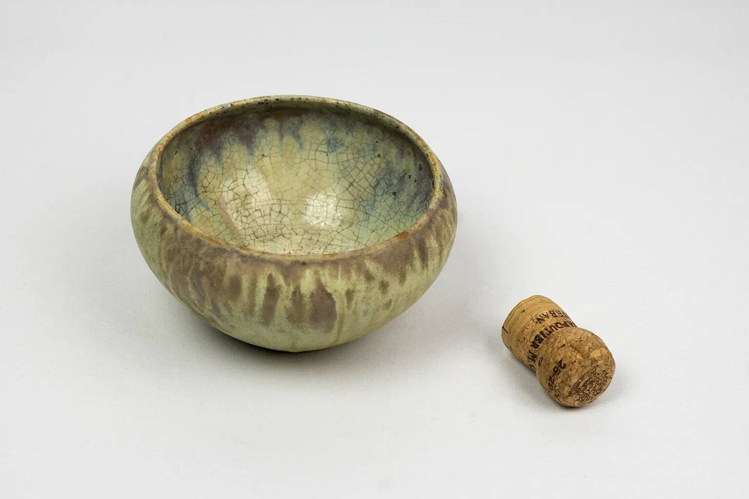 Art Nouveau glazed stoneware bowl by Alexandre Bigot - 1914