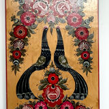 Vintage wood painting