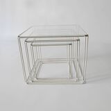 Set of three nesting tables designed by Max Sauze in the 1970s