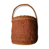 Braided rope basket
