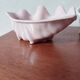 Duo of ceramic shell-shaped storage compartments