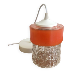 suspension Globe En Verre - orange