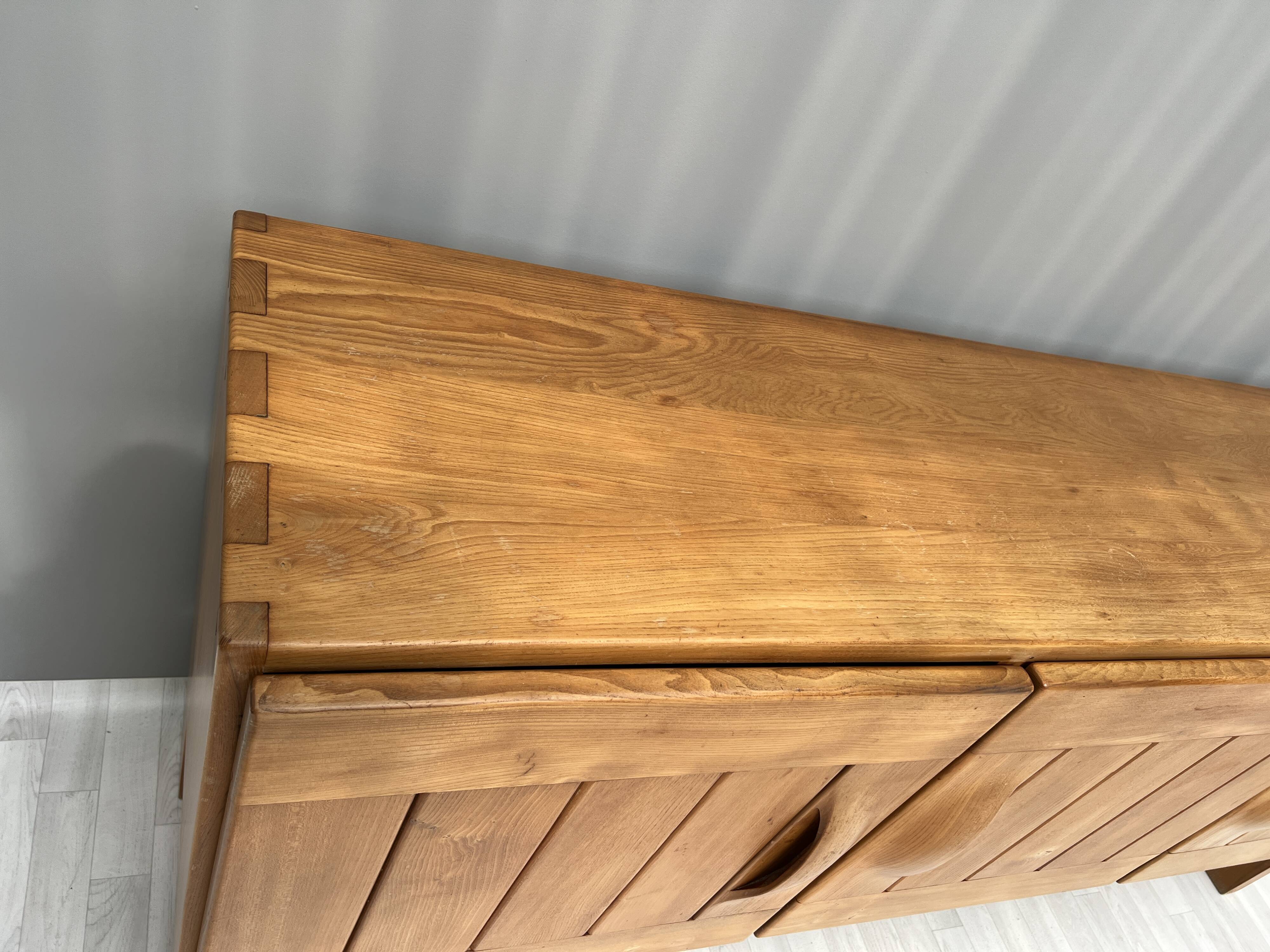 Sideboard in solid elm, Maison Regain  70