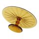 Amber Art Deco Cake Platter / Pastry Dish – Depression Glass