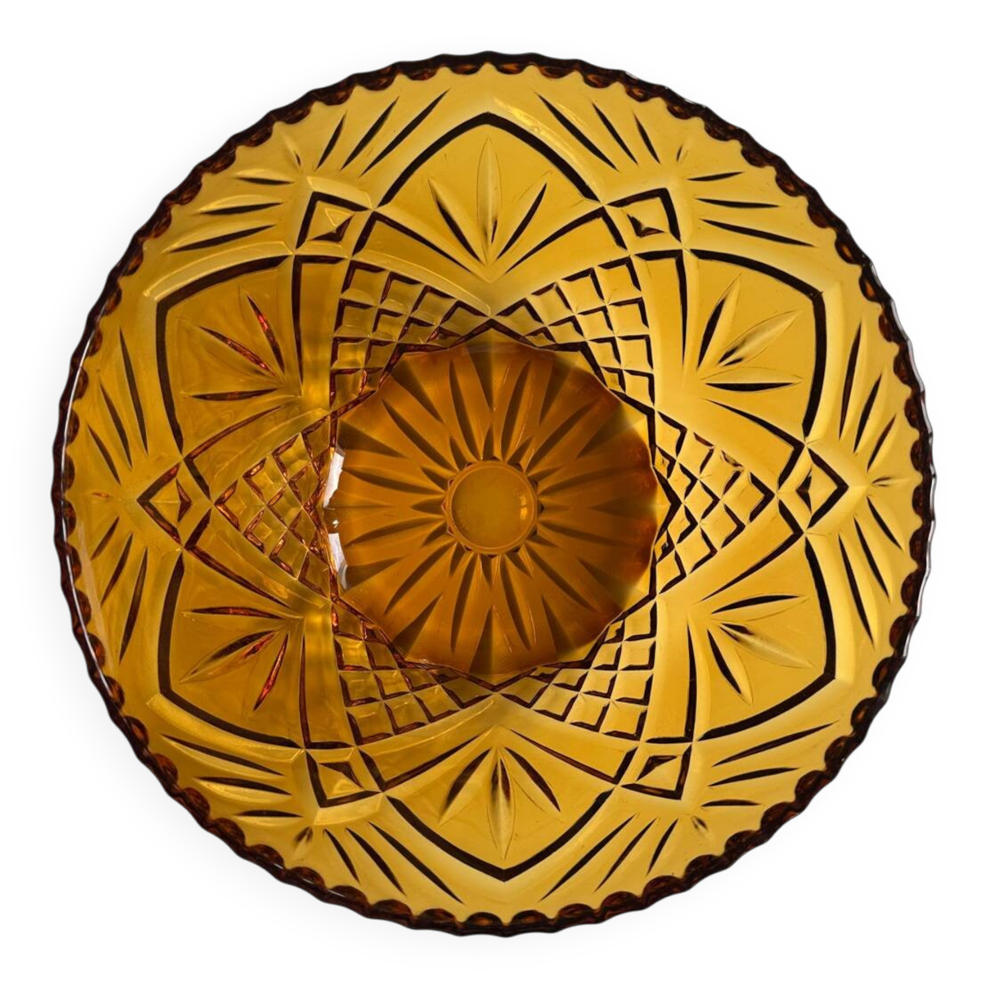 50’s-60’s French glass salad bowl