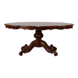 Victorian Cherrywood Oval Coffee Table, England, circa 1850