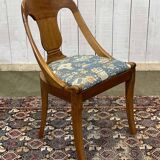 Set of 6 gondola chairs in blond mahogany - 20th century