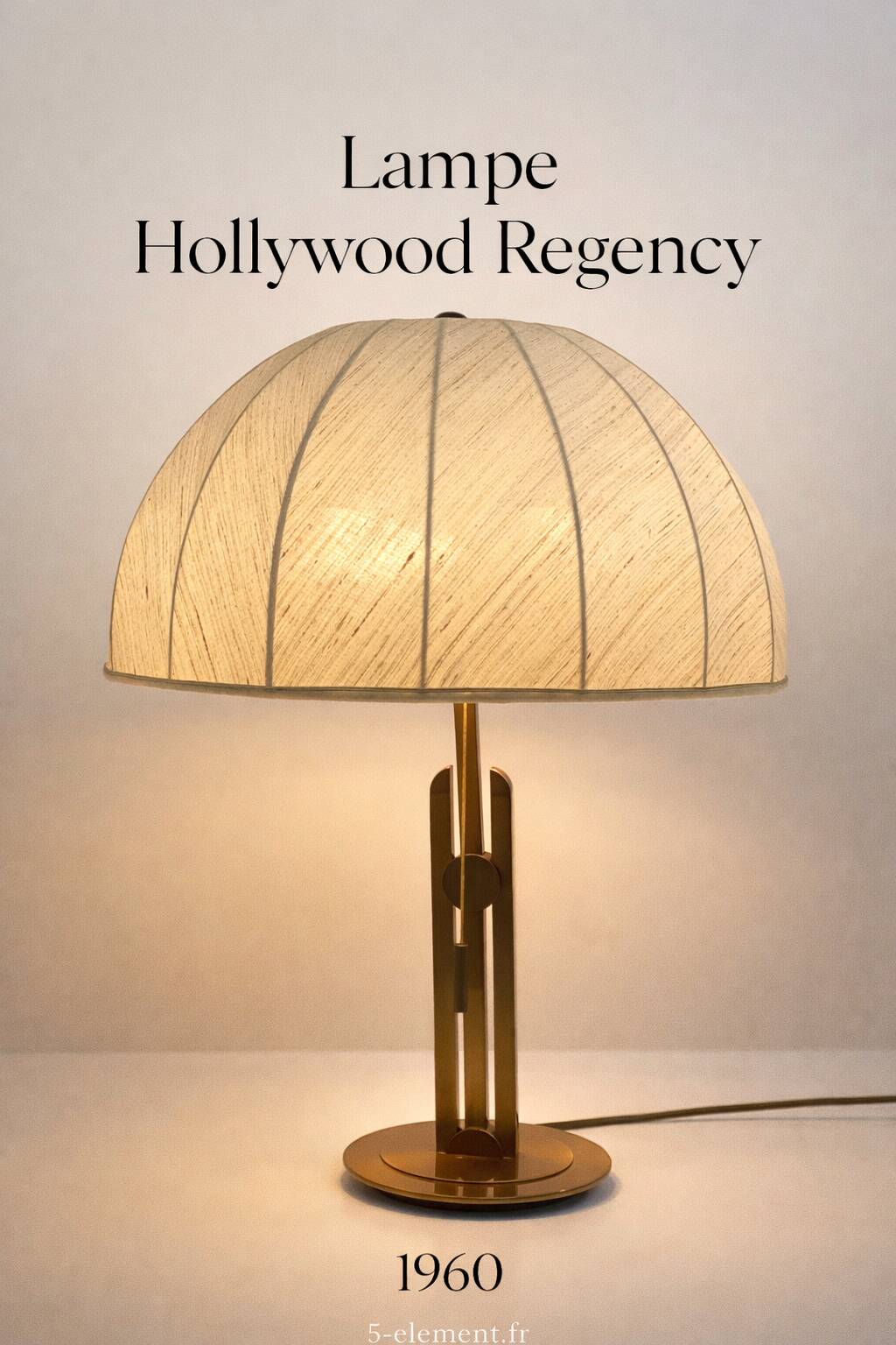 Hollywood Regency table lamp, 1960s