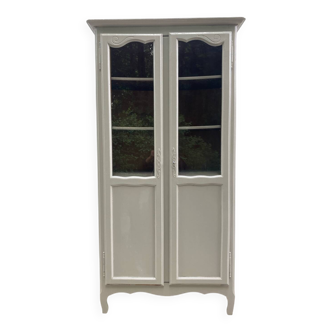 Vitrine ancienne parisienne beige