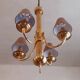 Lustre Art Déco en Bronze estampillé Petitot