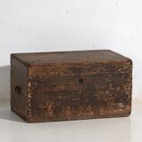 Antique chest with dark patina (Year 1906) #5