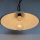 Industrial British Green Enamel Factory Pendant Lamp, 1950s
