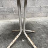 Old bistro table 1960 metal