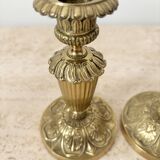 Pair of antique candlesticks