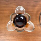 Mid-century Finnish glass bowl by Pertti Santalahti for Humppila, 1960s, set of 2.