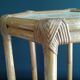 Bout de canapé. table d'appoint. bambou osier.vintage