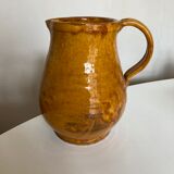 Pitcher of glazed earth Provence 1950