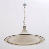 Mid-Century Modern Italian Chandelier Hat Murano Glass, 1970