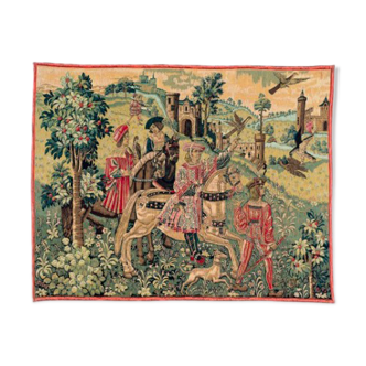 Wall tapestry, Jules Pansu workshop - Baroque style / french tapestry