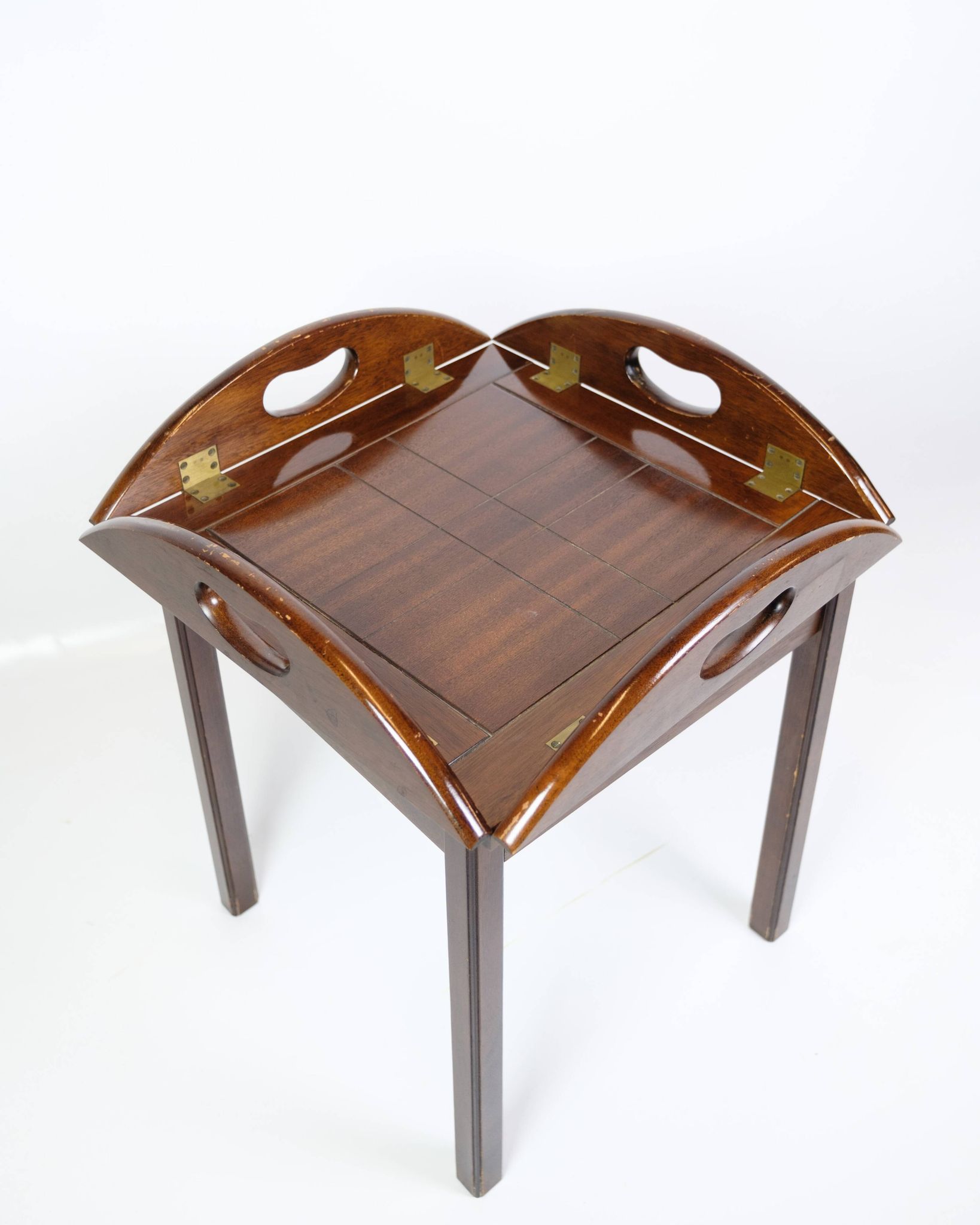 Table de majordome en acajou des années 1960