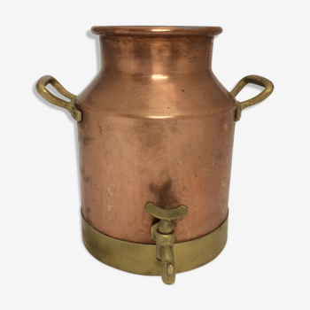 Ancien pot à lait en cuivre
