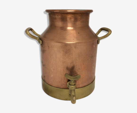Ancien pot à lait en cuivre