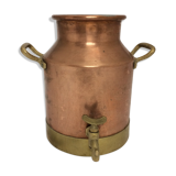 Old copper milk pot