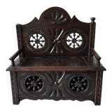 Miniature Breton chest bench